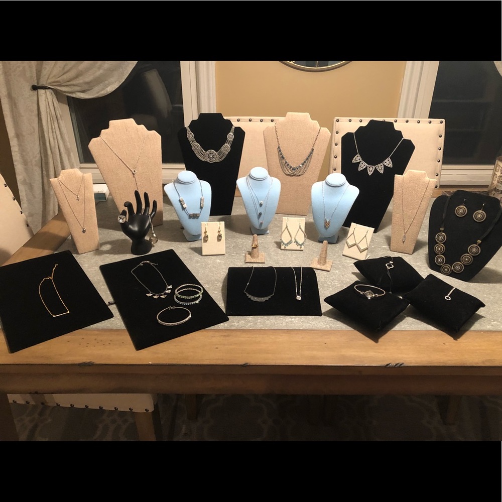 Huge lot of jewelry displays